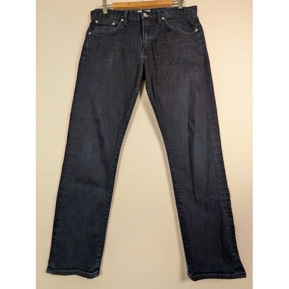 AGOLDE Premium Straight Leg Jeans Mens 33 (FITS 34x29) Indigo Blue Made in USA